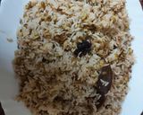 A picture of step 2 of Khichadi chamman polaw.