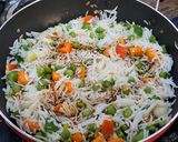 A picture of step 7 of Nasi Goreng (Indonesian Fried Rice).