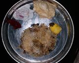 A picture of step 3 of Mutton biryani.