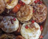 Foto langkah ke 4 dari resep Telur Mata Sapi Saus Tiram.