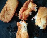 Foto langkah ke 2 dari resep Telur gulung, keju goreng, Alpukat keju ala DEBM.