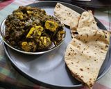 सूखी लहसुनी पालक पनीर की रेसिपी(sukhi lahsun palak paneer ki recipe in hindi) रेसिपी चरण 4 फोटो
