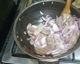 A picture of step 1 of Mutton masala.