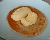 My Quick Pancake with Vanilla Ice Cream #KitchenBingo