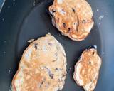 Banana pancakes with pecan nuts and fresh blueberries recipe step 3 photo