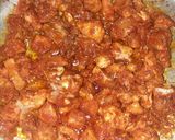 A picture of step 2 of Chikhen phuljhri pratha roll.
