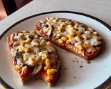 Diétás, pizzás melegszendvics 🍅 (sütőben) recept fázis 3 fotója