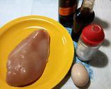 Foto del paso 2 de la receta: Spaghetti, sin gluten, con pechuga de pollo, cebollín, zanahoria, hinojo, huevo revuelto y más