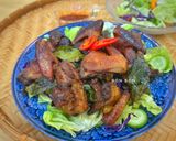 Hình bước làm 5 của món Chim Câu Nướng Lá Mắc Mật