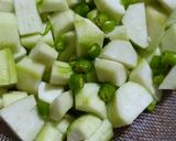 A picture of step 4 of Snake Gourd chana Dal Sabji.