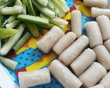 Foto langkah ke 4 dari resep Pan Fried Tteok (Rice Cake Goreng).