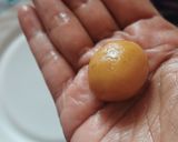 A picture of step 3 of Instant Khoya pedha.