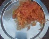 A picture of step 2 of Aloo matar.