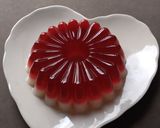 Foto langkah ke 5 dari resep Puding Merah Putih dengan Fla Susu.