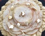 Une image de l'étape 5 de Tarte aux pommes/camembert.