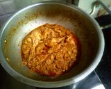 A picture of step 8 of Bhounwa kadu chicken.
