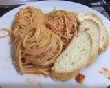 Foto del paso 4 de la receta: Pastas con jamón y salsa napolitana