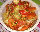 Foto langkah ke 5 dari resep Kepiting santan kuning.