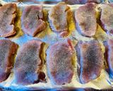 A picture of step 3 of Creamy Sheet Pan Pork Chops.