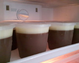 Foto langkah ke 5 dari resep Puding Coklat Vla Vanilla.