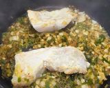 Foto del paso 4 de la receta: Rosada con papas y acelgas
