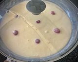 Foto del paso 6 de la receta Pastel de leche con manzana (en sartén)