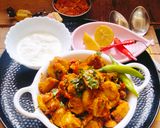 A picture of step 7 of TARO/ ARBI Ki Sabji (kochu / colocasia curry).
