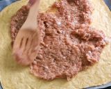 Фото кроку 4 до Сирний рулет з фаршем 🧀.
