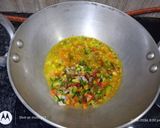 A picture of step 1 of Leftover salad with egg bhurji.