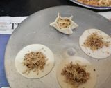 A picture of step 8 of Fried modak (tadniche modak).