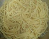 A picture of step 10 of Bucatini and Sauce.