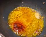 A picture of step 2 of Methi Moong Dal Sabzi.