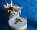 A picture of step 2 of Thai Mango Coconut Jelly.