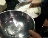 A picture of step 1 of Chinese dumplings.
