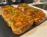 A picture of step 24 of Fluffy puff pastry butter loaf (with butter glaze).