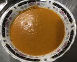Une image de l'étape 20 de Soupe mixée poivrons, carottes et tomates au bouillon de crevettes.