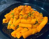 รูปขั้นตอนการทำที่ 11 ของ Pasta alla Vodka พาสต้าครีมวอดก้า