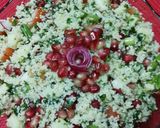 A picture of step 3 of Couscous Salad with Pomegranate.
