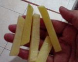 A picture of step 1 of Crunchy KFC French Fries ala Leli.