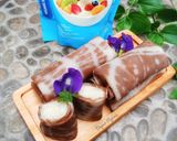 Foto langkah ke 4 dari resep Dadar Gulung Vla Vanila.