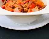 A picture of step 4 of Beef Sauce.