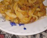 A picture of step 3 of Red sauce pasta handmade.