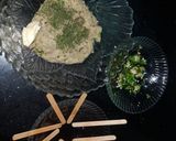 A picture of step 2 of Chicken haramasala popsicles.