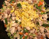 A picture of step 1 of Royal Vegetable Rice.
