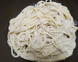 Foto del paso 5 de la receta: Spaghettis con salsa de champiñones