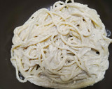 Foto del paso 5 de la receta: Spaghettis con salsa de champiñones