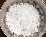 A picture of step 1 of Sabudana Vada.