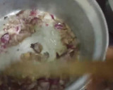 A picture of step 2 of Mashed matoke and beef stew.