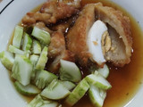 Pempek kapal selam udang