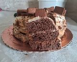 Foto del paso 20 de la receta: Torta de chocolate rellena de doble cremas